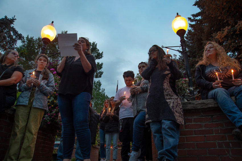 Members of the community organized a candlelight vigil to honor 22-year-old Christian Glass who was shot by police on a rural road in Silver Plume. Along with honoring the young man’s memory, community members vowed to seek justice on behalf of his family.